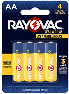 PILHA RAYOVAC PQ.AA SM(10842) 6X4UN