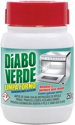 LIMPA FORNO DIABO VERDE (07/27) 6X250GR