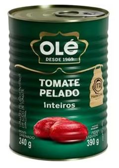 TOMATE PELADO INTEIRO OLE - LATA (10/28)