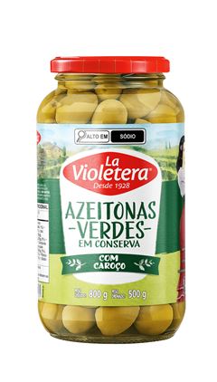 AZEITONA VERDE LA VIOLETERA C/C-VD6X500G