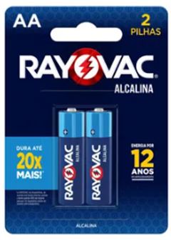 PILHA RAYOVAC PQ.ALC.AA2 SM(20853)6X2UN