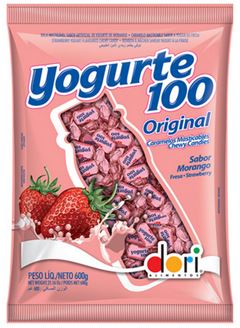DORI BALA YOGURTE MORANGO (12/26)2X600GR