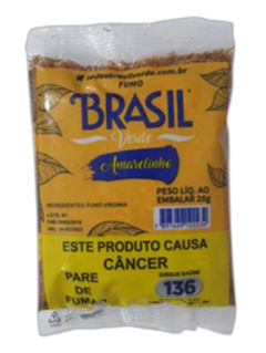 FUMO BRASIL VERDE AMARELINHO 25X1X28GR