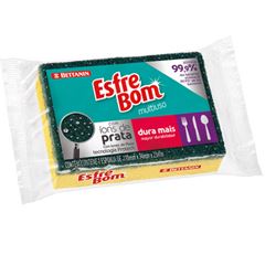 ESPONJA ESFREBOM IONS PRATA 12X1UN