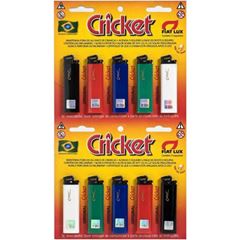 ISQUEIRO CRICKET ORIG.FLUORECENTE 10X1UN