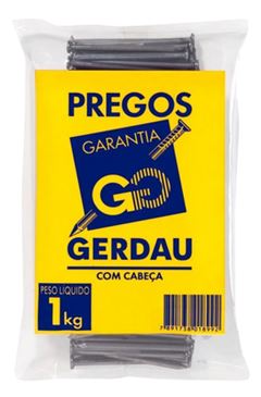 PREGO GERDAU POL. 22X54 1X1KG
