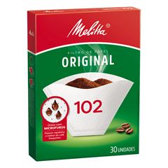 FILTRO PAPEL MELITTA 102 (10/28) 6X30UN