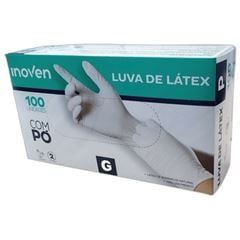 LUVAS DE LATEX INOVEN G C/PO 1X100UN