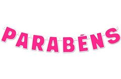 REGINA FAIXA PARABENS PINK