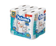 PAPEL HIGIENICO PALOMA FIT FOLHA SIMPLES NEUTRO