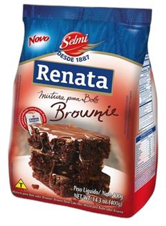 MISTURA BOLO RENATA BROWNIE 6X400GR (11/26)
