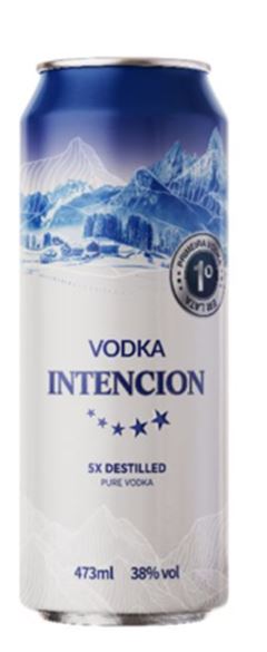 B.VODKA INTENCION-LATA 6X473ML
