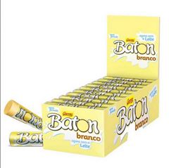 CHOC.GAROTO BATON CHOC.BRANCO 30X16GR