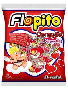PIRULITO FLORESTAL CORAÇÃO VERM. 2X500G