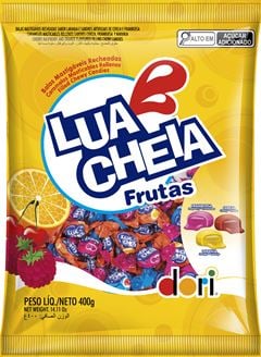 DORI BALA LUA CHEIA FRUTAS 2X400GR(10/27