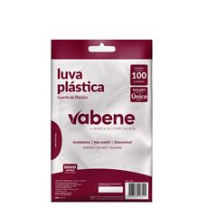 LUVAS VABENE PLASTICAS 2X100UN