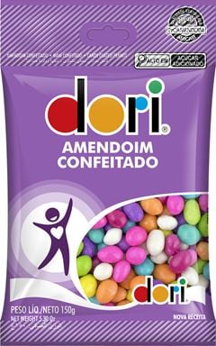 DORI AMENDOIM COLORIDO 12X150GR (03/27)