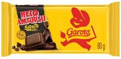 CHOC.GAROTO BARRA M. AMARGO 16X80G 10/26