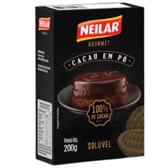 CHOCOLATE EM PO 100% CACAU NEILAR(12/27)