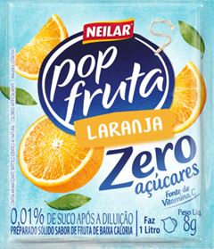 REFRESCO POP FRUTA ZERO LARANJA 15X8GR