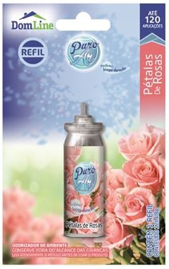 BOM AR PURO AR  MINI PET.ROSAS RF 6X12ML