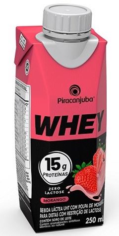 BEBIDA LACT.WHEY PIRACANJUBA MORANGO