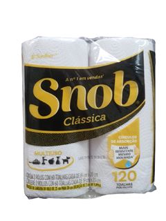 TOALHA PAPEL SNOB BR.60FLS 19X20CM
