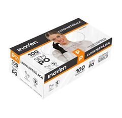LUVAS NITRILICA PRETA INOVEN P 1X100UN