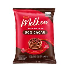 CHOCOLATE EM PO MELKEN HARALD 50% CACAU