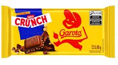 CHOCOLATE GAROTO BARRA CRUNCH 16X80GR 02/27