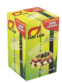 PALITOS FIAT LUX BAMBU EMBALADO 1X2000