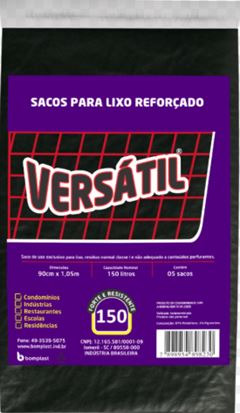 SACO LIXO VERSATIL REFOR.150LT(M.0,12)