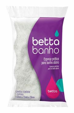 ESPONJA P/ BANHO BETTA BANHO 6X1UN