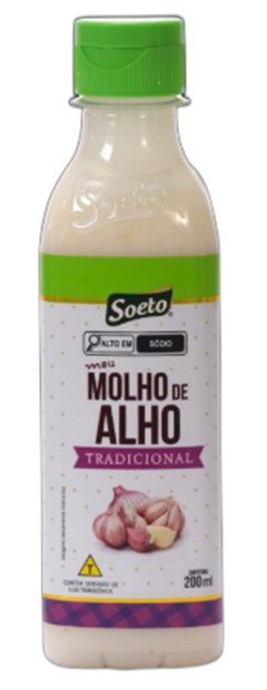 MOLHO SOETO ALHO TRAD. 6X200ML 07/27