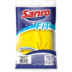 LUVA BOR.SANRO FIT AMAR.- P 5X1UN(03/29)