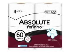 PAPEL HIGIENICO FOFINHO NEUTRO FOLHA DUPLA ABSOLUTE