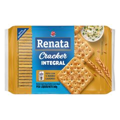 BISCOITO RENATA CREAM CRACKER INTEGRAL