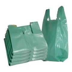 SACOLA PLASTICA BOMPLAST 30X45CM VERDE REF.