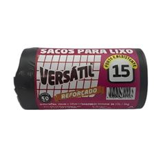 SACO LIXO VERSATIL REFOR. ROLO 6X50X15LT