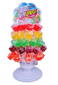 PIRULITO DIPLOKO LOLLIPOP CUBO 60X15GR