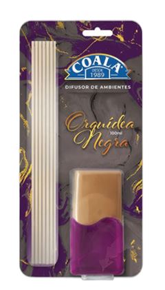COALA DIFUSOR AROMAS ORQ.NEGRA 2X100ML