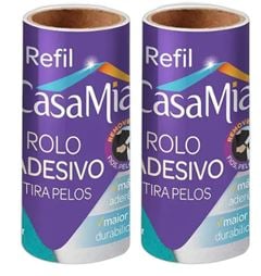 ROLO ADESIVO REFIL CASA MIA P/PELO/FIOS