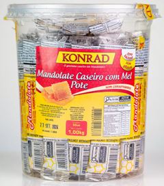 MANDOLATE CASEIRO C/MEL - POTE 50X20GR