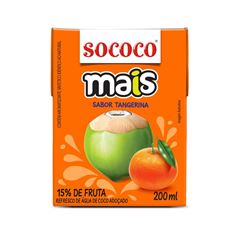 AGUA COCO MAIS COCO TANGERINA 12X200ML