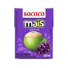 AGUA COCO MAIS COCO UVA 12X200ML (03/26)