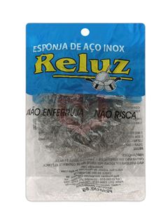 ESPONJA DE ACO INOX RELUZ 15X1UN