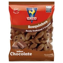 BISCOITO ROSQUINHA GALO CHOCOLATE
