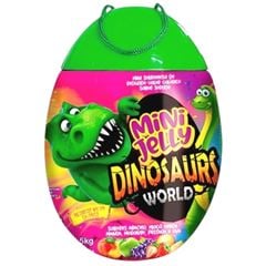 BALA MINI JELLY DINO SORTIDO GELATINA (POTE OVO)