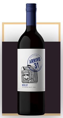 B.VINHO FINO TINTO SECO MERLOT ARRIVO 31