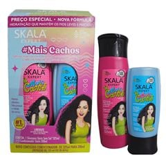 SHAMPOO+COND.KIT SKALA MAIS CACHOS COND 200ML